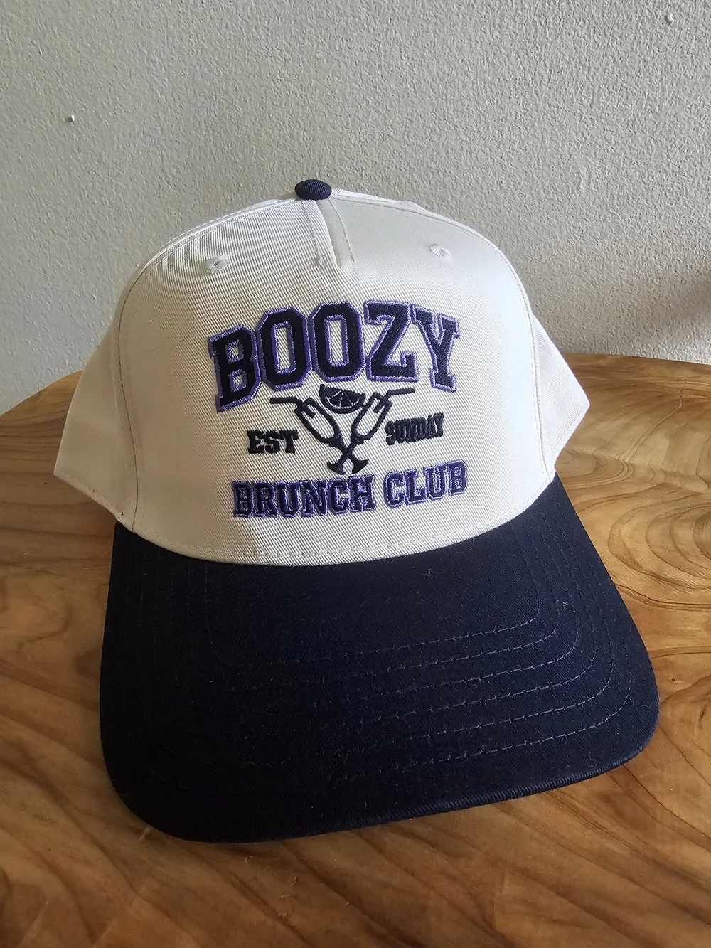 Boozy Brunch Club Two-Tone Baseball Cap - Picture 2 of 5